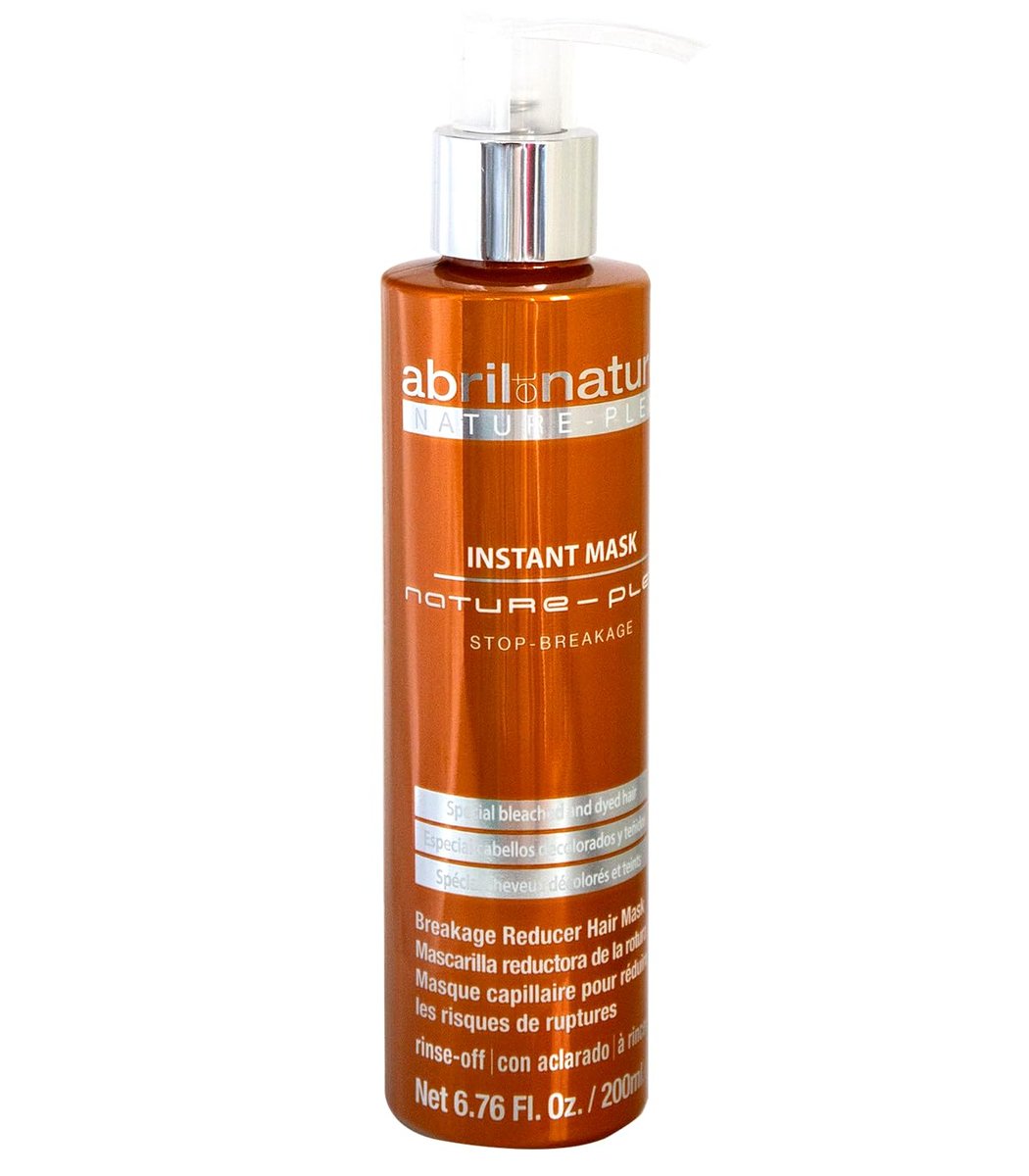 abril et nature - Nature Plex, STOP Breakage - Professionelle Maske für geschädigtes oder chemisch behandeltes Haar - Verhindert, schützt und repariert - Vor und nach technischen Behandlungen - 250 ml