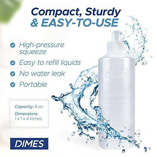 Dimes Peri-Flasche 3er-Pack – Tragbares Bidet für die Intimhygiene nach der Geburt