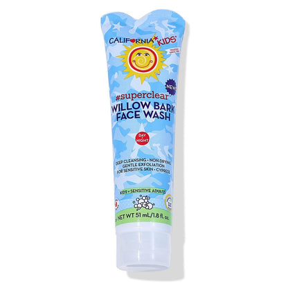 California Baby Gesichtsreinigung für Kinder | Sanftes, Peeling-Gesichtswasser für Kinder und Jugendliche | Mildes Salicylsäure-Reinigungsmittel für empfindliche Haut | 51 ml