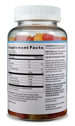 Omega-3 Fischöl Gummibärchen 303 mg, Zitrone, Orange & Erdbeer-Banane, 90 Stück