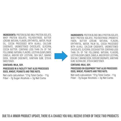 Quest Protein Cookie Doppelter Schokoladenchip – 15 g Protein, 1 g Zucker, 3 g Netto-Kohlenhydrate, keto-freundlich, 4er-Pack