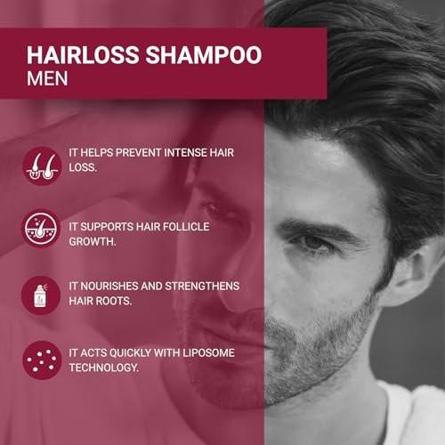 BIOXCIN Kräuter-Shampoo gegen Haarausfall – Stärkende & nährende Formel, Anti-Schuppen, Kopfhaut revitalisierend, tiefenfeuchtigkeitsspendend & reparierend, mit natürlichen Pflanzenextrakten für gesundes, dichteres Haar (3er-Pack, 9 Fl Oz)