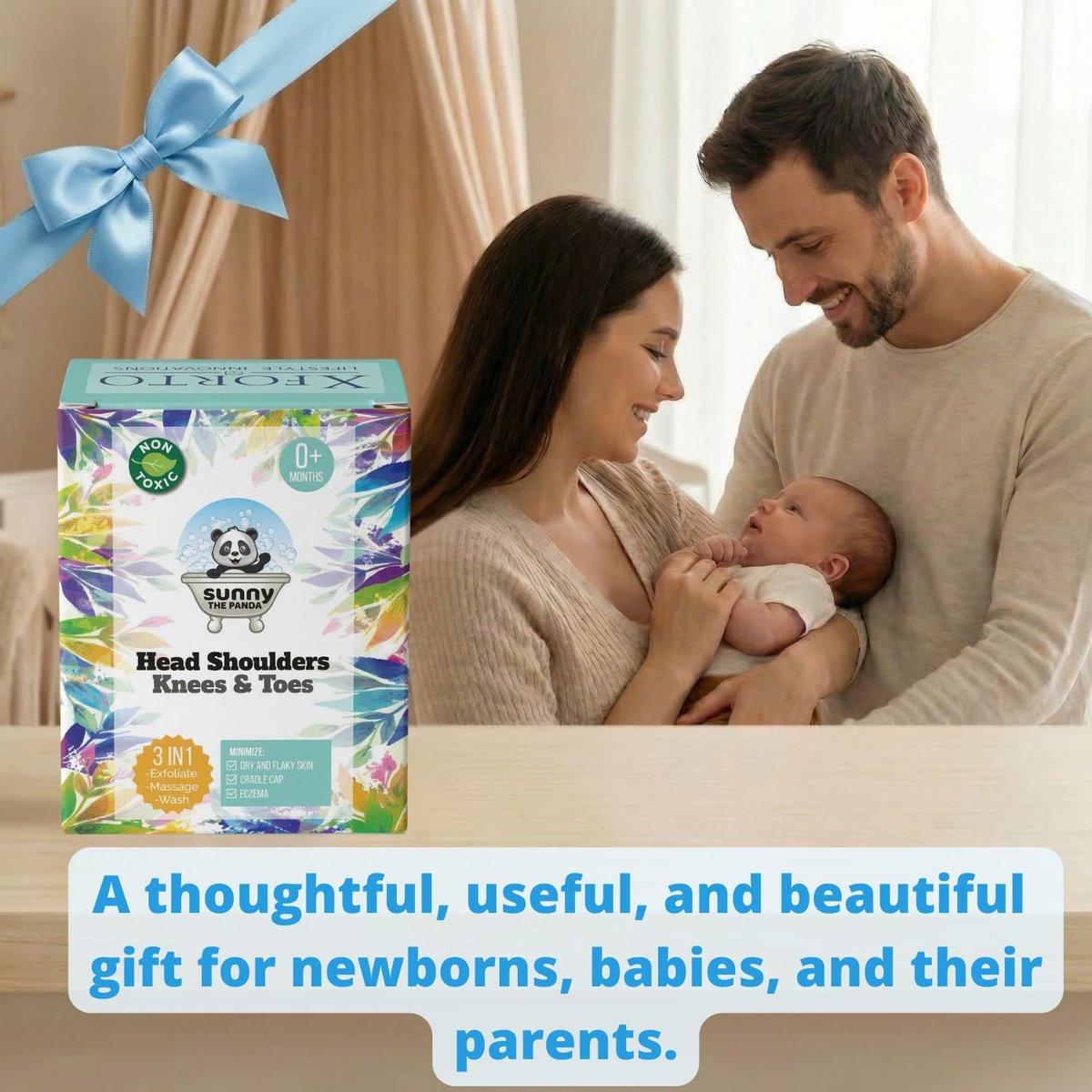 Baby-Kopfgneisbürste aus Silikon – 5er-Pack Badeschwämme für Neugeborene, Sanfte Kopfgneisbehandlung
