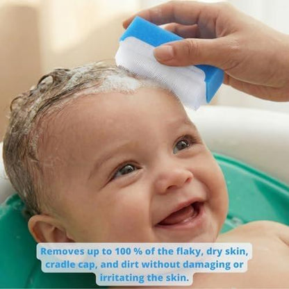 Baby-Kopfgneisbürste aus Silikon – 5er-Pack Badeschwämme für Neugeborene, Sanfte Kopfgneisbehandlung