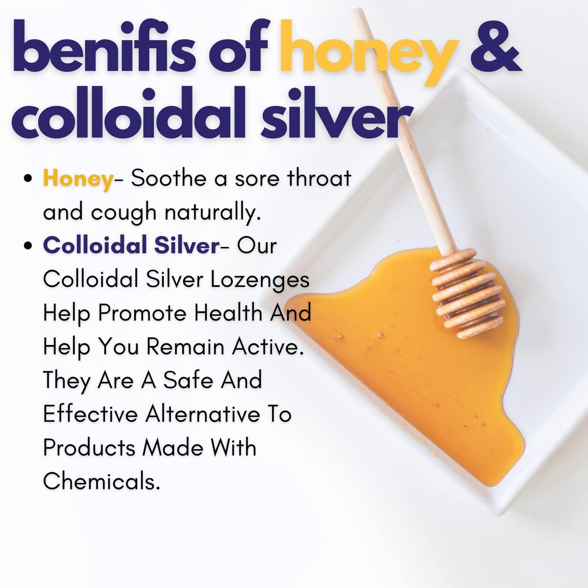 Silver Biotics Kolloidales Silber Lutschtabletten | 60 PPM Ag₄O₄ SilverSol | Immununterstützung + Halsberuhigende Lutschtabletten | Manuka Honig | 21 Stück