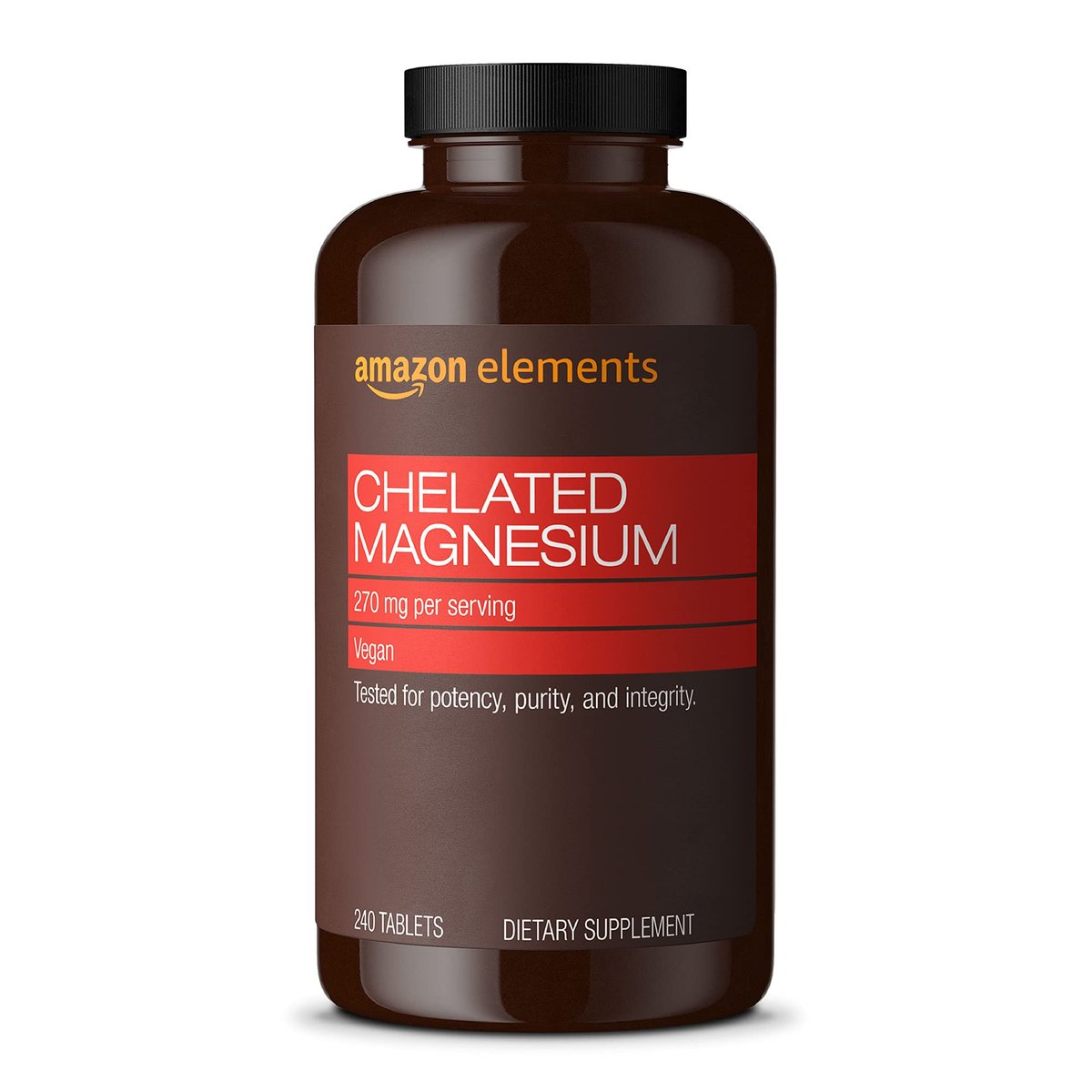 Chelatiertes Magnesium – 270 mg pro Portion als Magnesiumglycinat-Chelat, 240 vegane Tabletten