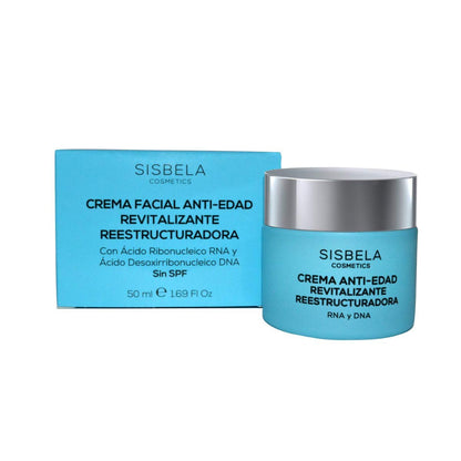 Sisbela Anti-Aging Gesichtscreme – Revitalisierende & restrukturierende Tagescreme mit RNA und DNA, 50 ml