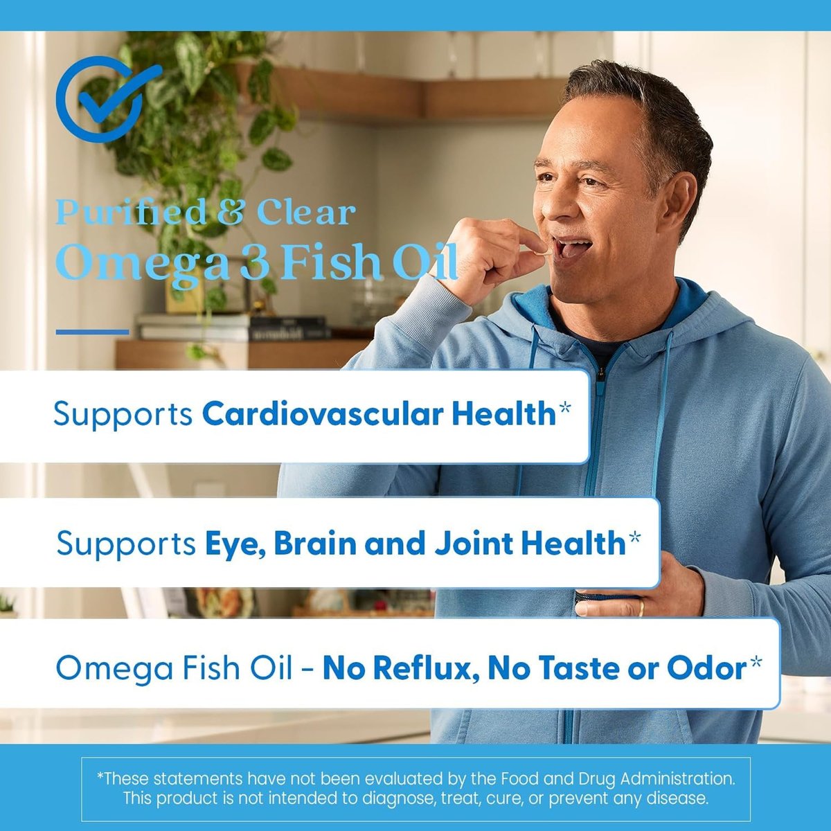 Doctor's Best Omega 3 Fischöl Kapseln für Frauen & Männer – Hochdosiert 2000 mg, DHA, EPA & Omega-3-Fettsäuren, gereinigt, Herzunterstützung, Non-GMO, glutenfrei – 120 Softgels
