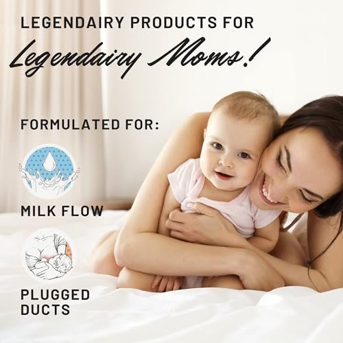 Legendairy Milk Sonnenblumen-Lecithin 1200 mg – Stillunterstützung, Nahrungsergänzungsmittel bei verstopften Milchgängen, hergestellt in den USA, 200 Softgels