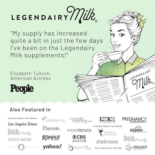 Legendairy Milk Liquid Gold Stillzeit Unterstützung | Stillergänzung mit Bio-Bockshornklee, Mariendistel, Shatavari, Fenchel, Luzerne & Anis | Stillpräparat, 60 Kapseln