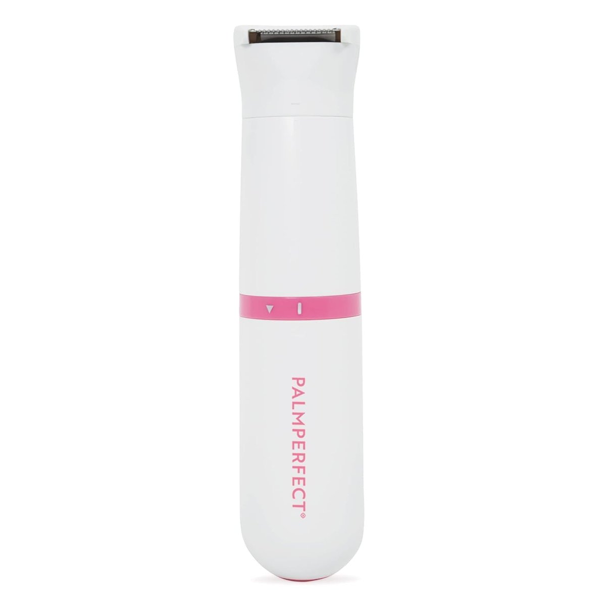 PalmPerfect Bikini Trimmer für Frauen – Präzise & sanfte Haarentfernung für empfindliche Bereiche – Doppelklingensystem mit abgerundeten Spitzen – Wasserdichtes Nass-/Trocken-Grooming mit Trimmführung