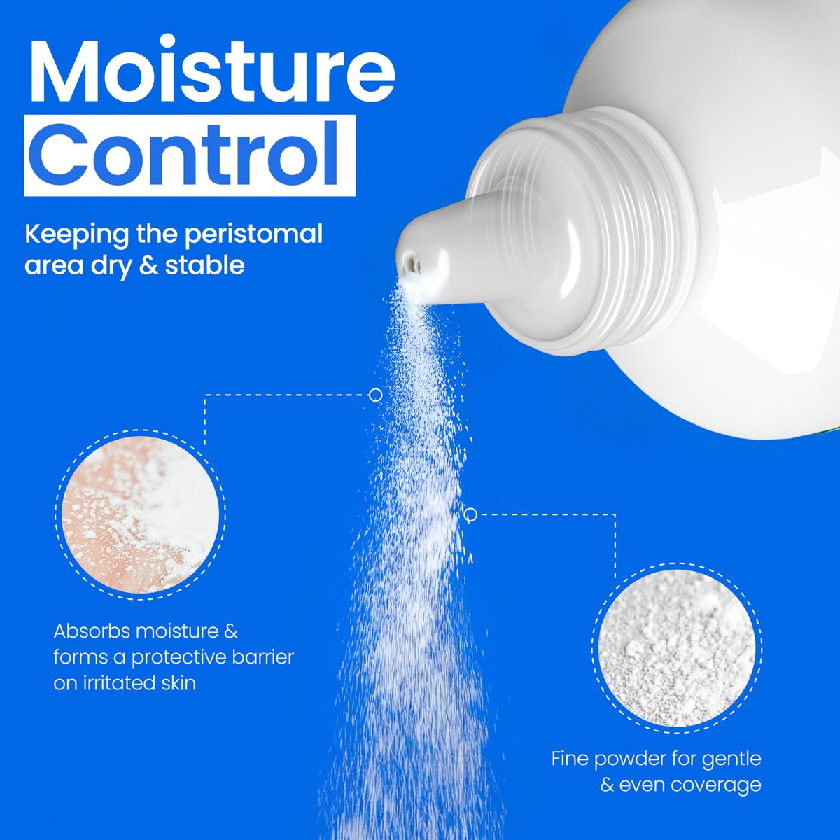 Safe n' Simple Stoma Hautschutzpuder - 28 g - Medizinischer Schutzpuder für Stoma - Haftpuder für Stomaversorgung