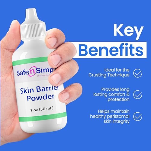 Safe n' Simple Stoma Hautschutzpuder - 28 g - Medizinischer Schutzpuder für Stoma - Haftpuder für Stomaversorgung