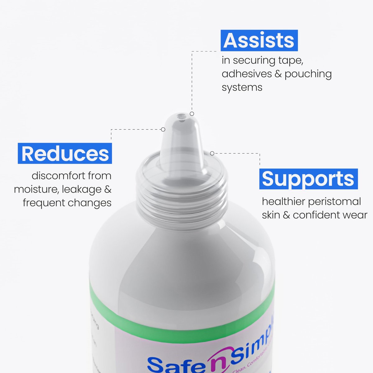 Safe n' Simple Stoma Hautschutzpuder - 28 g - Medizinischer Schutzpuder für Stoma - Haftpuder für Stomaversorgung