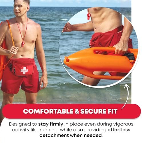 Ever Ready First Aid Gürteltasche/Hüfttasche mit Trillerpfeife - Rot