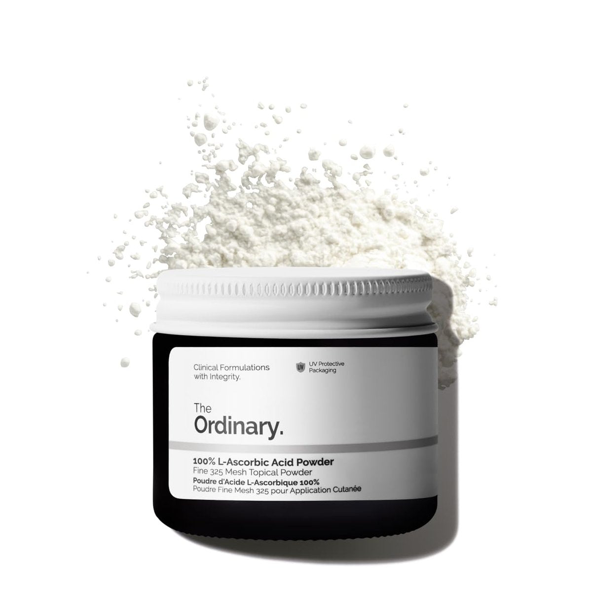 The Ordinary 100% L-Ascorbinsäure-Pulver – Vitamin-C-Behandlung gegen Hautalterung, 20 g