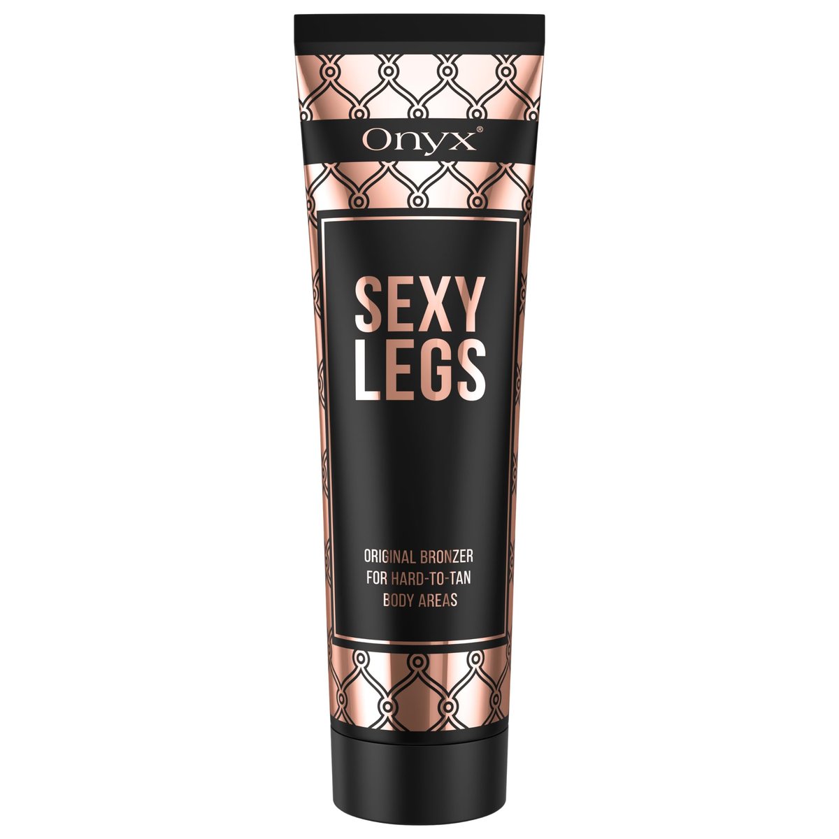 Onyx Sexy Legs Indoor Bräunungslotion mit Bronzer – Doppelter Bronzer für perfekt gebräunte Beine & schwer bräunbare Körperstellen – Schnell einziehende Formel & Anti-Orange-Technologie