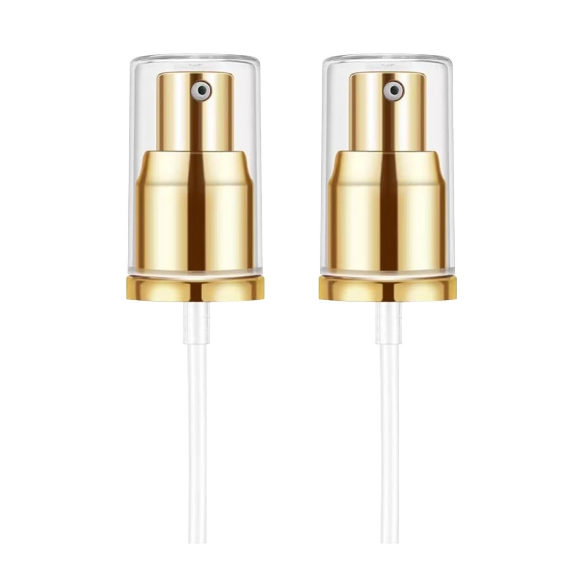 Chris.W 2er-Pack Foundation-Pumpe passend für Estée Lauder Double Wear Foundation DW Ersatzpumpe (Gold)
