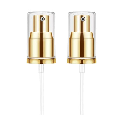 Chris.W 2er-Pack Foundation-Pumpe passend für Estée Lauder Double Wear Foundation DW Ersatzpumpe (Gold)