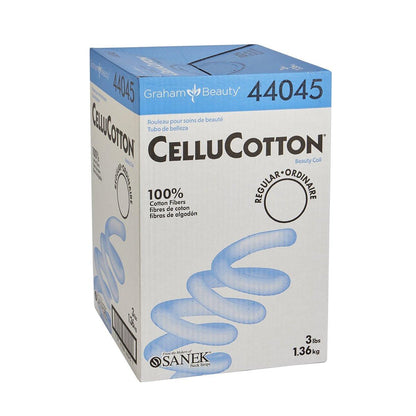 Cellucotton Graham Beauty Haarwickelrolle aus Baumwolle, 3 Pfund, Weiß