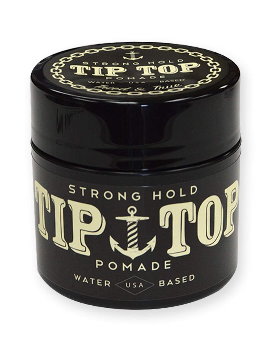 Tip Top Strong Hold Water Based Pomade 4,25 oz – Starker Halt & Glanz für jedes Haar