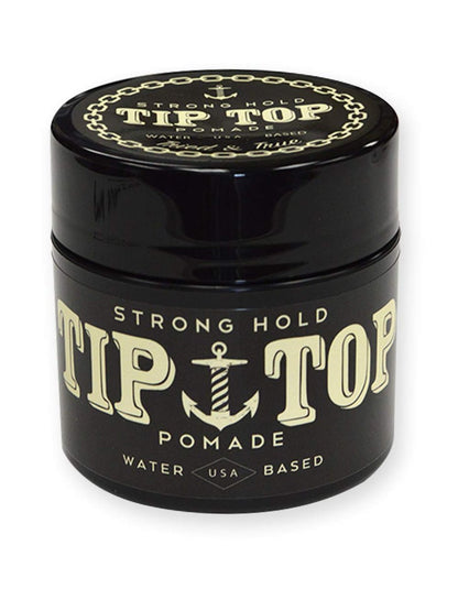 Tip Top Strong Hold Water Based Pomade 4,25 oz – Starker Halt & Glanz für jedes Haar