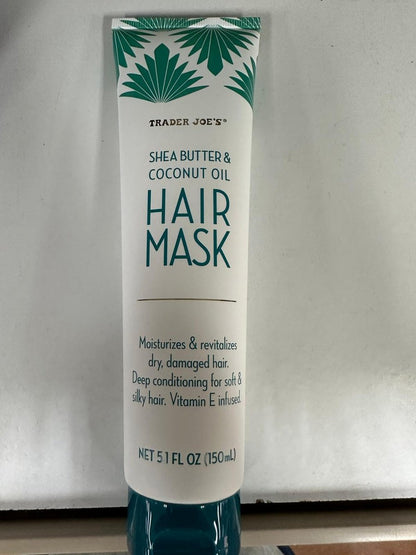 Trader Joe's Shea Butter & Kokosöl Haarmaske 5,1 FL OZ - 2er-Pack