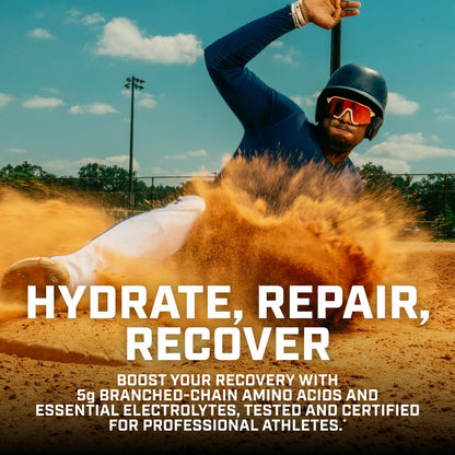 XTEND Sport BCAA Pulver Blauer Himbeer-Eis – Elektrolytpulver für Erholung & Hydration mit Aminosäuren – 30 Portionen