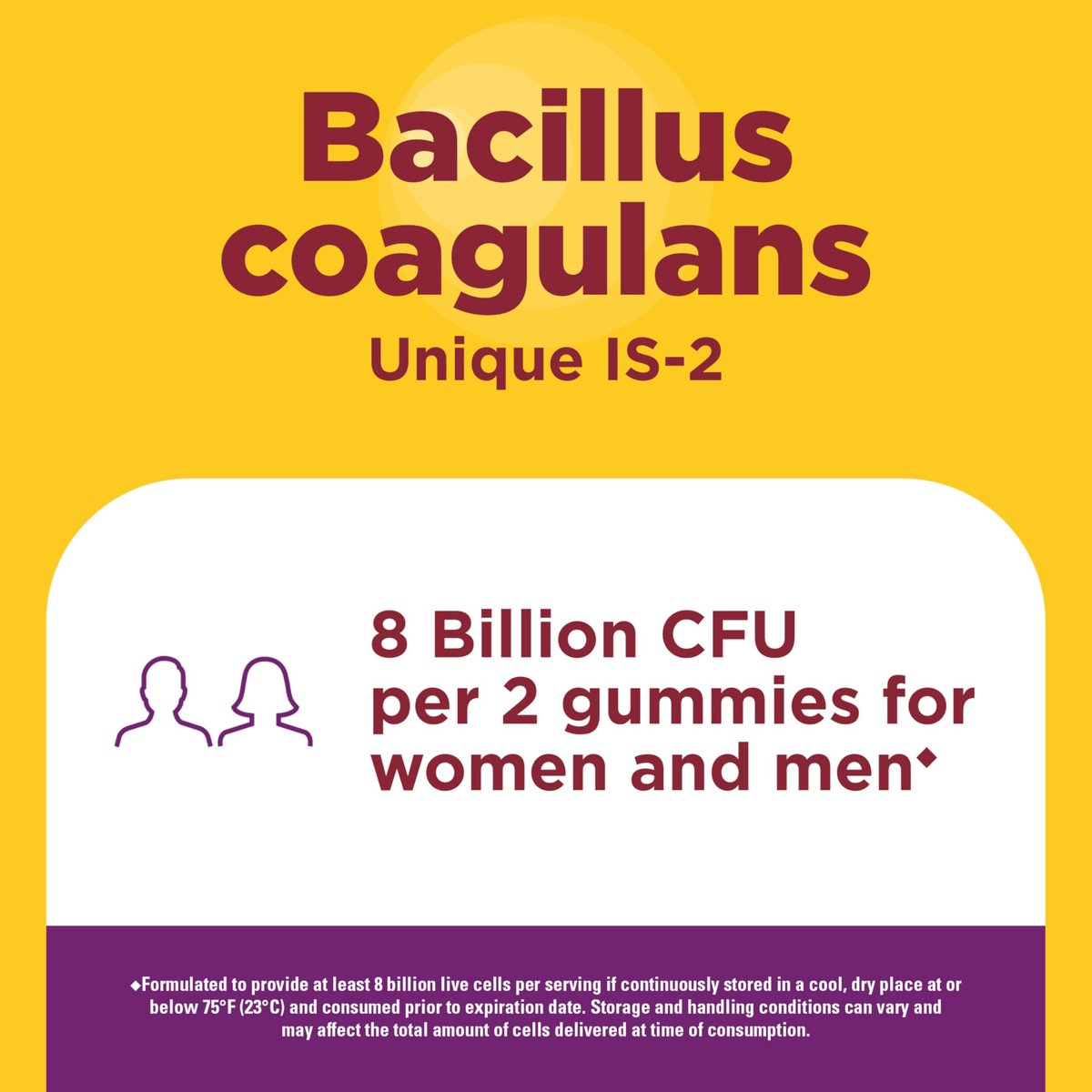 Nature Made Probiotika für Frauen und Männer – 8 Milliarden KBE pro 2 Gummis, 42 Probiotische Gummis, 21-Tage-Vorrat