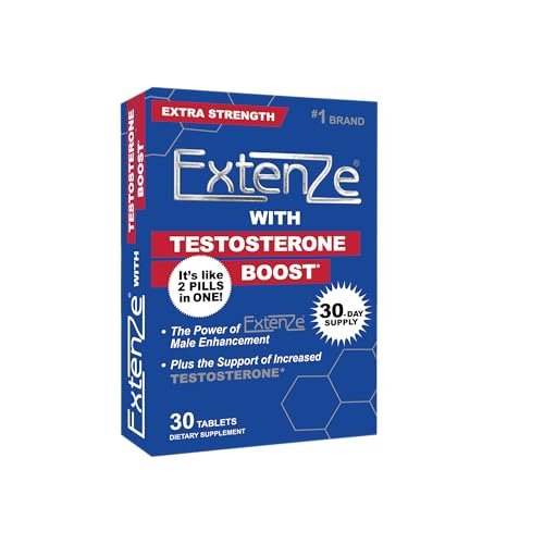 ExtenZe Testosteron Booster 30 Kapseln - Natürliche Unterstützung für Vitalität und Energie