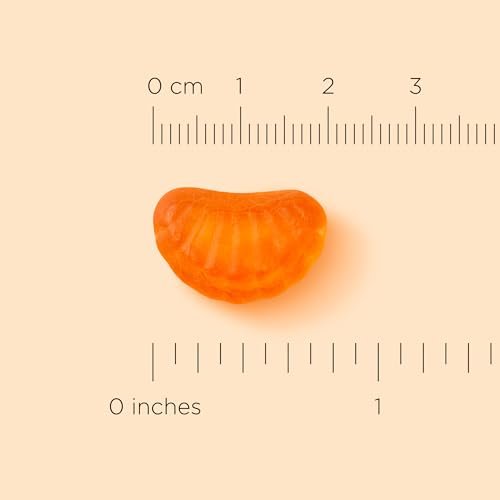 Mama Bear Vegane Vitamin C Gummibärchen für Kinder, Orange, 60 Stück, Immunsystem, 125 mg pro Gummibärchen