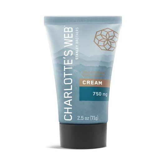 Charlotte's Web Ungetönte Hanfcreme – 2,5 Fl Oz – Natürliche, tierversuchsfreie, vegane Feuchtigkeitscreme für trockene Haut