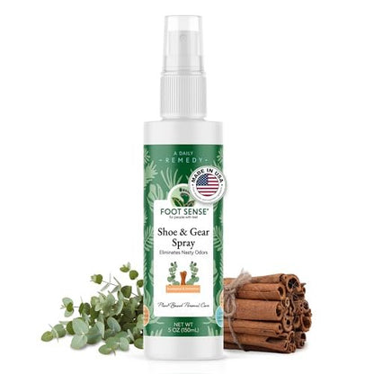 Foot Sense – Schuhdeo & Fußspray – Natürlicher Geruchsentferner für Füße, Schuhe & Sportausrüstung – Lang anhaltende Erfrischung für Erwachsene & Kinder – 150 ml