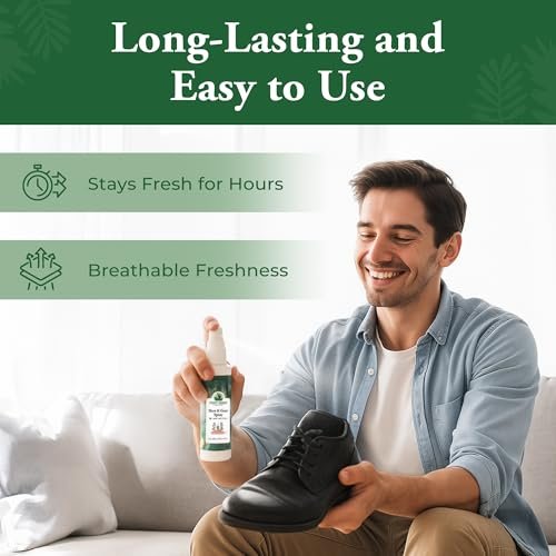 Foot Sense – Schuhdeo & Fußspray – Natürlicher Geruchsentferner für Füße, Schuhe & Sportausrüstung – Lang anhaltende Erfrischung für Erwachsene & Kinder – 150 ml