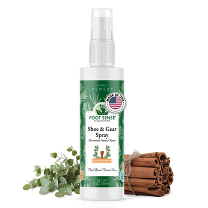 Foot Sense – Schuhdeo & Fußspray – Natürlicher Geruchsentferner für Füße, Schuhe & Sportausrüstung – Lang anhaltende Erfrischung für Erwachsene & Kinder – 150 ml