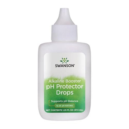 Swanson Alkaline Booster pH Protectoren Tropfen – 12,25 pH-Wert – Eigenes alkalisches Wasser herstellen – Für destilliertes Wasser – 1,25 Fl Oz