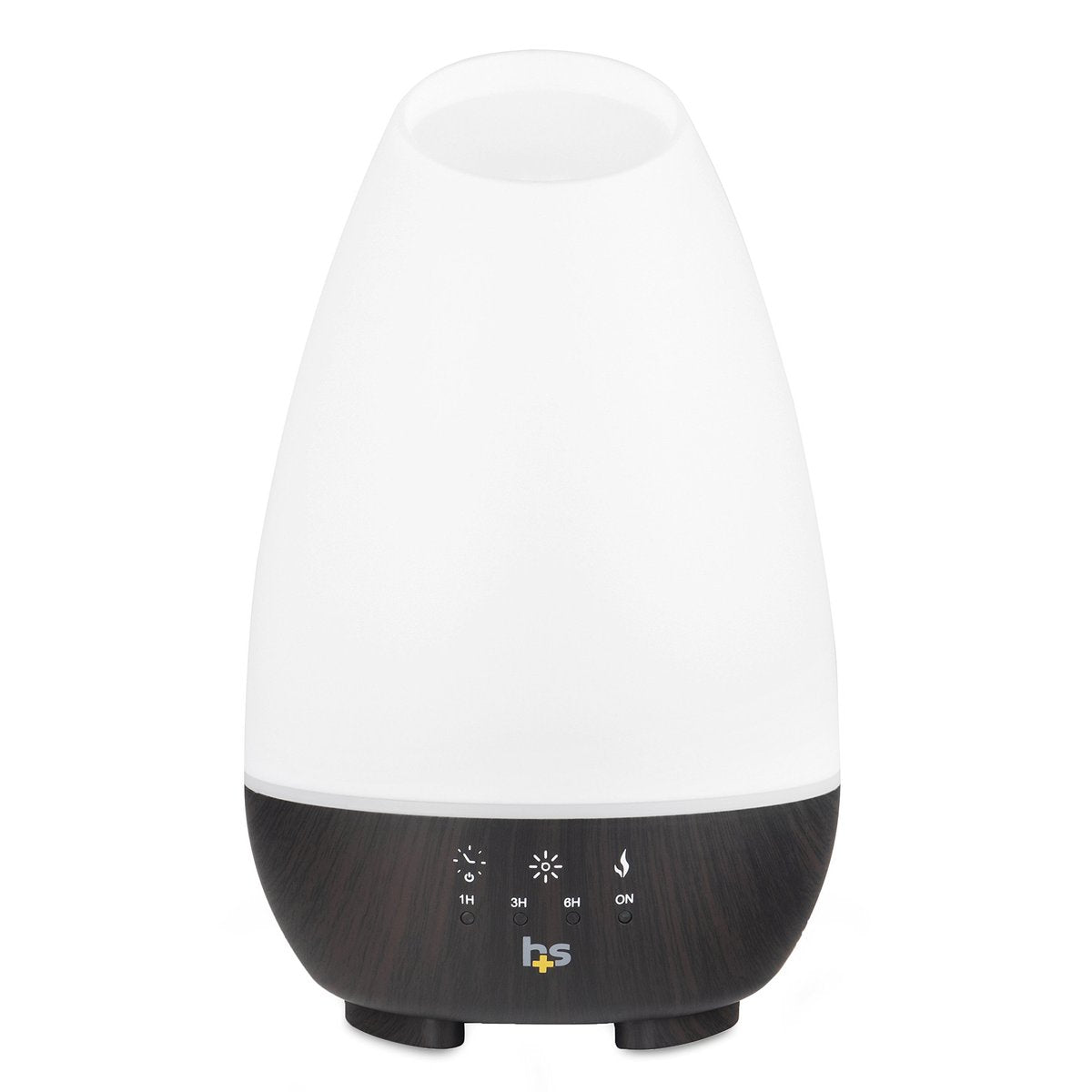 HealthSmart 500ML Essential Oil Diffuser für große Räume – Kaltnebel-Luftbefeuchter & Aromatherapie-Diffuser mit einstellbarem Timer, Nebelmodus und 7 LED-Lichtfarben, Weiß