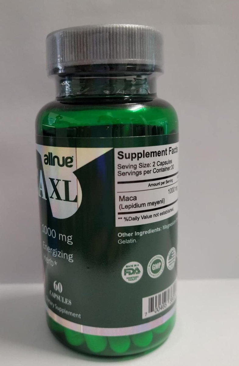 MACA Kapseln Original – Pillenform für einen größeren Po – Super Macaxl – 60 Kapseln
