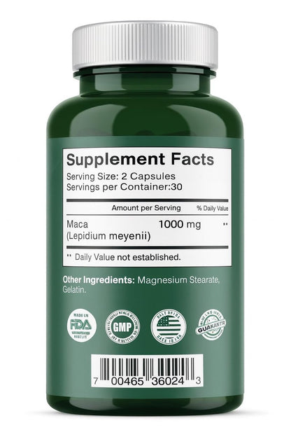 MACA Kapseln Original – Pillenform für einen größeren Po – Super Macaxl – 60 Kapseln