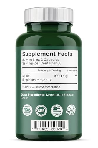 MACA Kapseln Original – Pillenform für einen größeren Po – Super Macaxl – 60 Kapseln
