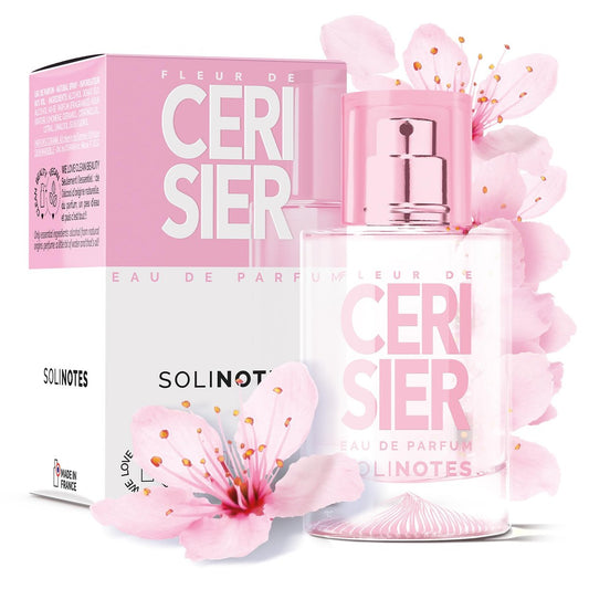 SOLINOTES Kirschblüten Parfum für Frauen - Eau De Parfum | Zarter floraler und beruhigender Duft - Hergestellt in Frankreich - Vegan - 50 ml