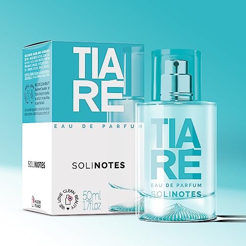 SOLINOTES Tiaré Parfüm für Frauen - Eau de Parfum | Zarter Blütenduft und beruhigende Note - Hergestellt in Frankreich - Vegan - 50 ml
