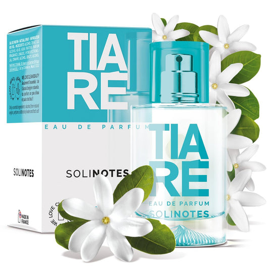 SOLINOTES Tiaré Parfüm für Frauen - Eau de Parfum | Zarter Blütenduft und beruhigende Note - Hergestellt in Frankreich - Vegan - 50 ml