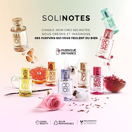SOLINOTES Tiaré Parfüm für Frauen - Eau de Parfum | Zarter Blütenduft und beruhigende Note - Hergestellt in Frankreich - Vegan - 50 ml