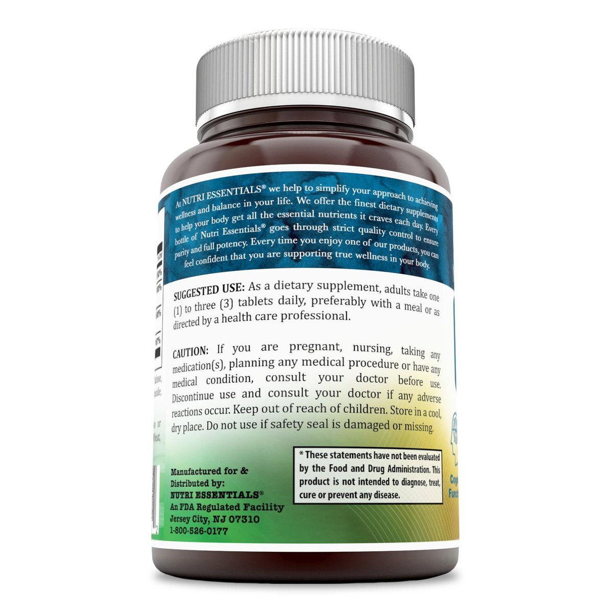 Nutri Essentials Calcium Magnesium Zink + Vitamin D3 Tabletten – Fördert starke Knochen & Zähne, unterstützt Nerven- & Muskelfunktion (300 Stück)