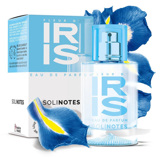 Solinotes Iris Blossom Eau de Parfum – Zarter Blumenduft für Damen & Herren, 50 ml, vegan & tierversuchsfrei, hergestellt in Frankreich