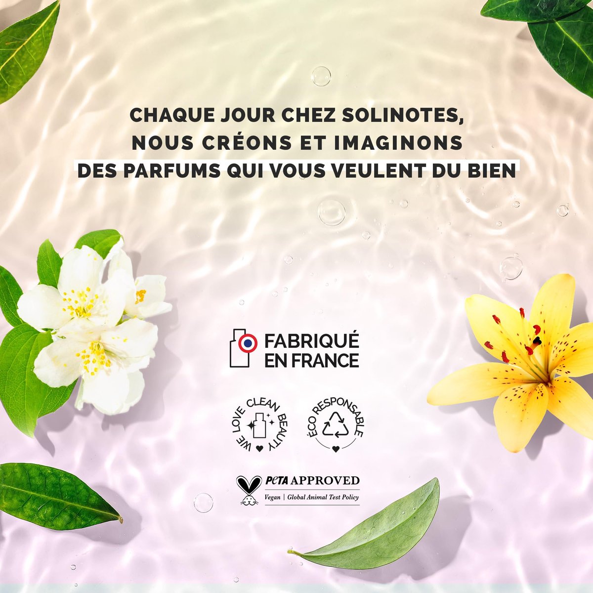 Solinotes Iris Blossom Eau de Parfum – Zarter Blumenduft für Damen & Herren, 50 ml, vegan & tierversuchsfrei, hergestellt in Frankreich