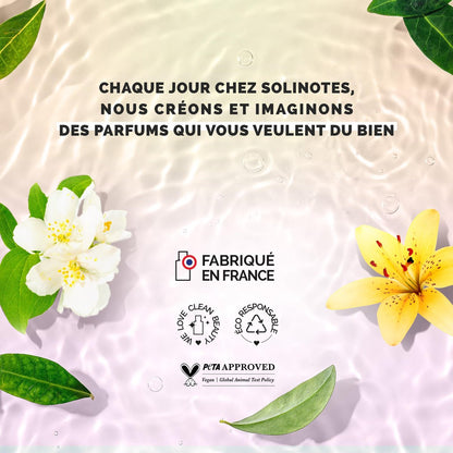 Solinotes Iris Blossom Eau de Parfum – Zarter Blumenduft für Damen & Herren, 50 ml, vegan & tierversuchsfrei, hergestellt in Frankreich