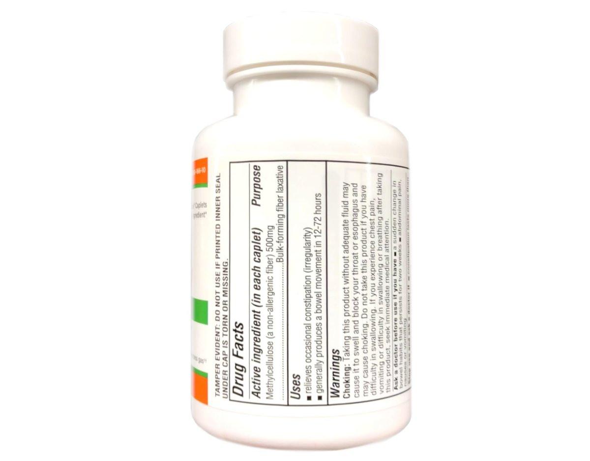 Quality Choice Fiber Therapy Caplets, 100 Stück – Sanftes Ballaststoff-Abführmittel mit Methylcellulose zur Verstopfungslinderung, glutenfrei, nicht allergieauslösend, sanft & wirksam
