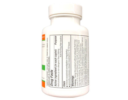 Quality Choice Fiber Therapy Caplets, 100 Stück – Sanftes Ballaststoff-Abführmittel mit Methylcellulose zur Verstopfungslinderung, glutenfrei, nicht allergieauslösend, sanft & wirksam